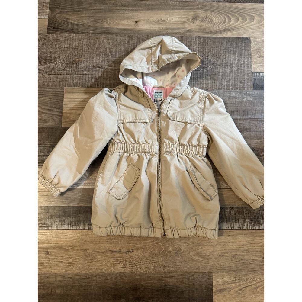 Girls Old Navy Tan Jacket Size 5T